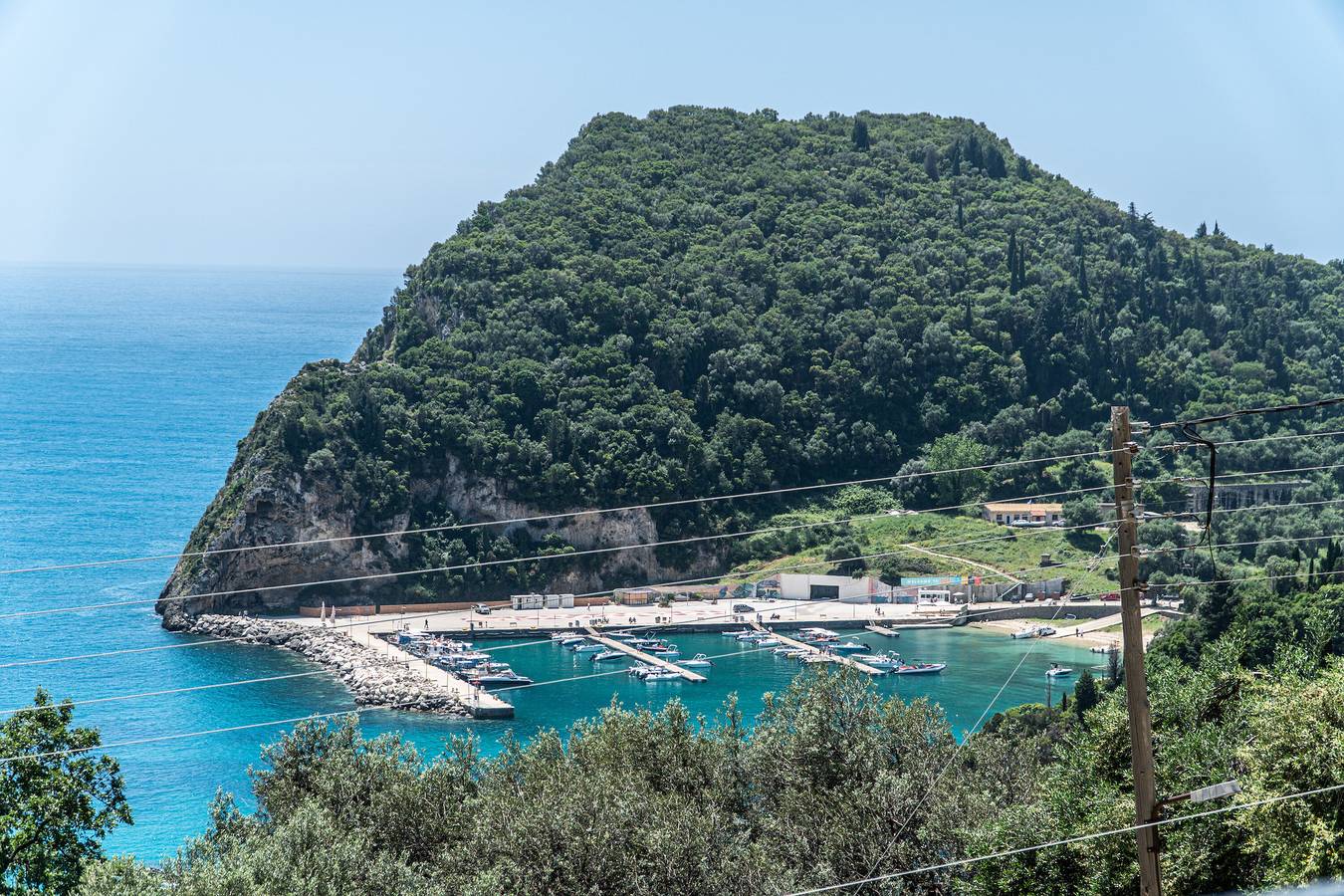 Hotel-Apartment "Spyridoula Studio 11" mit Meerblick, Gemeinschaftspool und Wlan in Paleokastritsa, Korfu