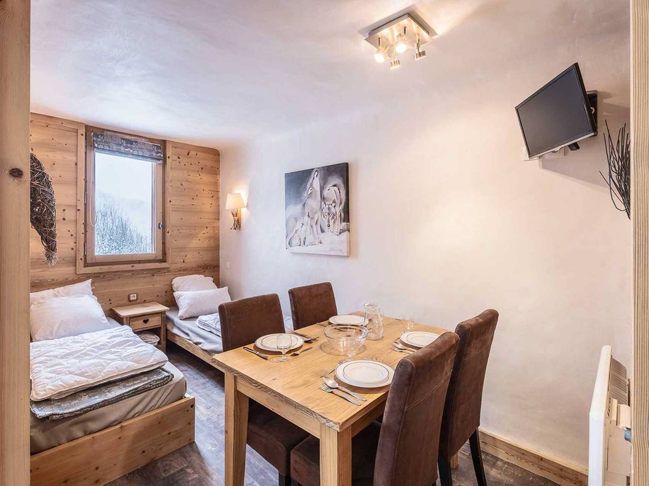 Chalet pour 4 Personnes dans Méribel-Mottaret, Les Allues