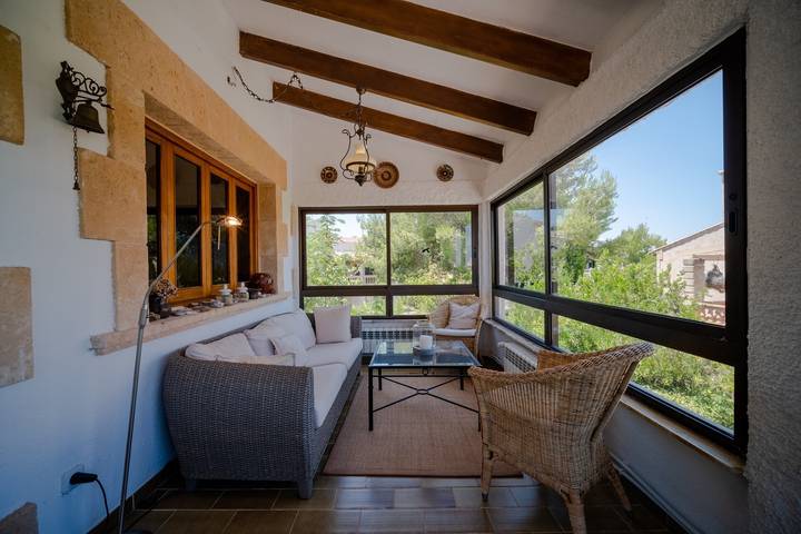 Ferienhaus 'Sa Vinya' mit Meerblick, privater Terrasse und Wi-Fi in Colònia de Sant Pere, Artà