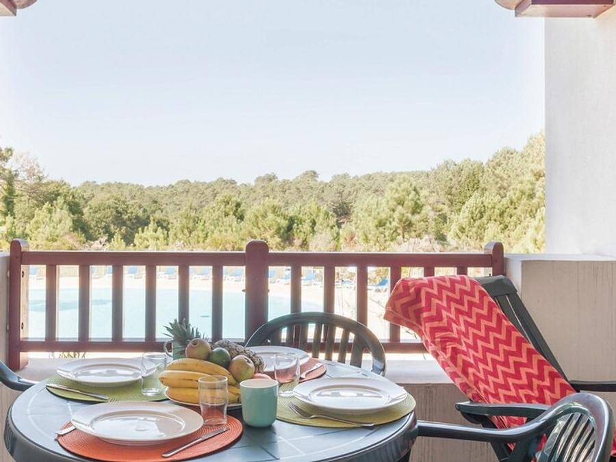 Pierre & Vacances Résidence Le Domaine de Gascogne - Estudio 4 personas - 1 dormitorio - Terraza o balcón in Biscarrosse, Côte d’Argent