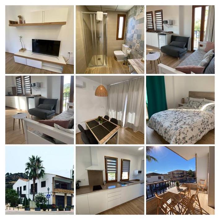 Casa rural para 4 personas, con vistas además de piscina y balcón en Losa del Obispo - 3