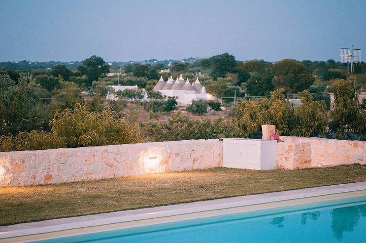 Villa con piscina per 7 persone, con balcone e giardino, con animali domestici a Monopoli