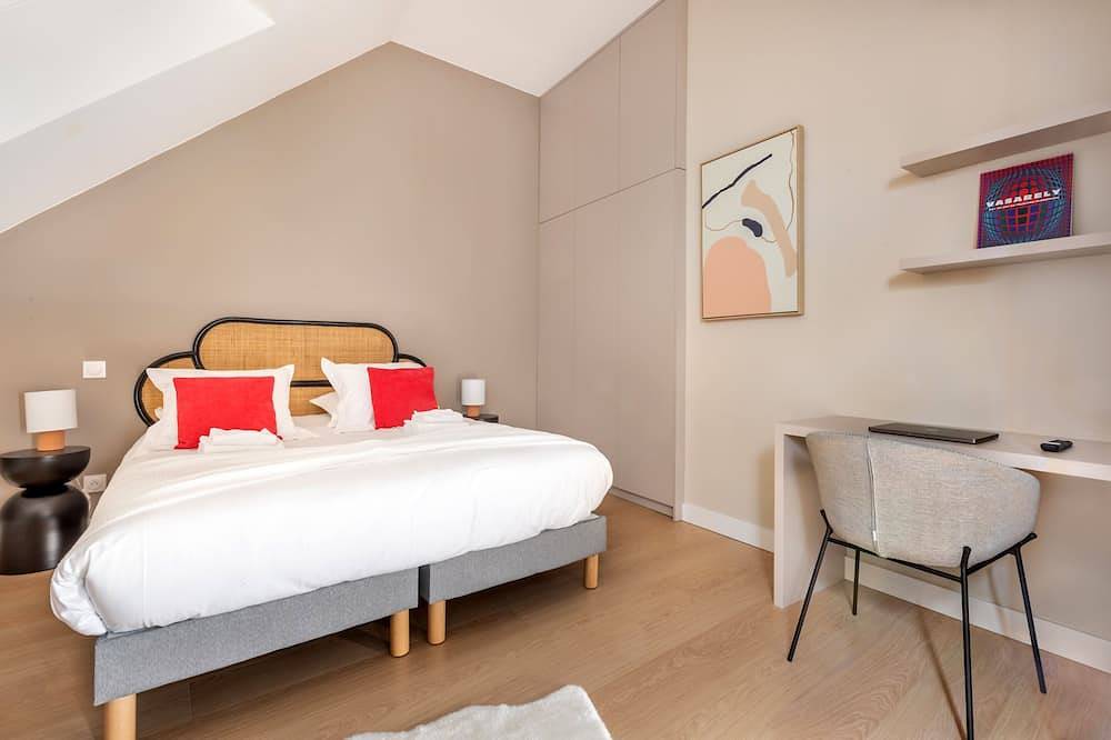 Ganze Wohnung, Apartment-Ensuite mit Dusche-Stadtblick in Lille, Lille und Umgebung