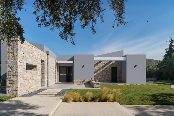 Casa de vacaciones para 5 personas, con jardín en Lesbos