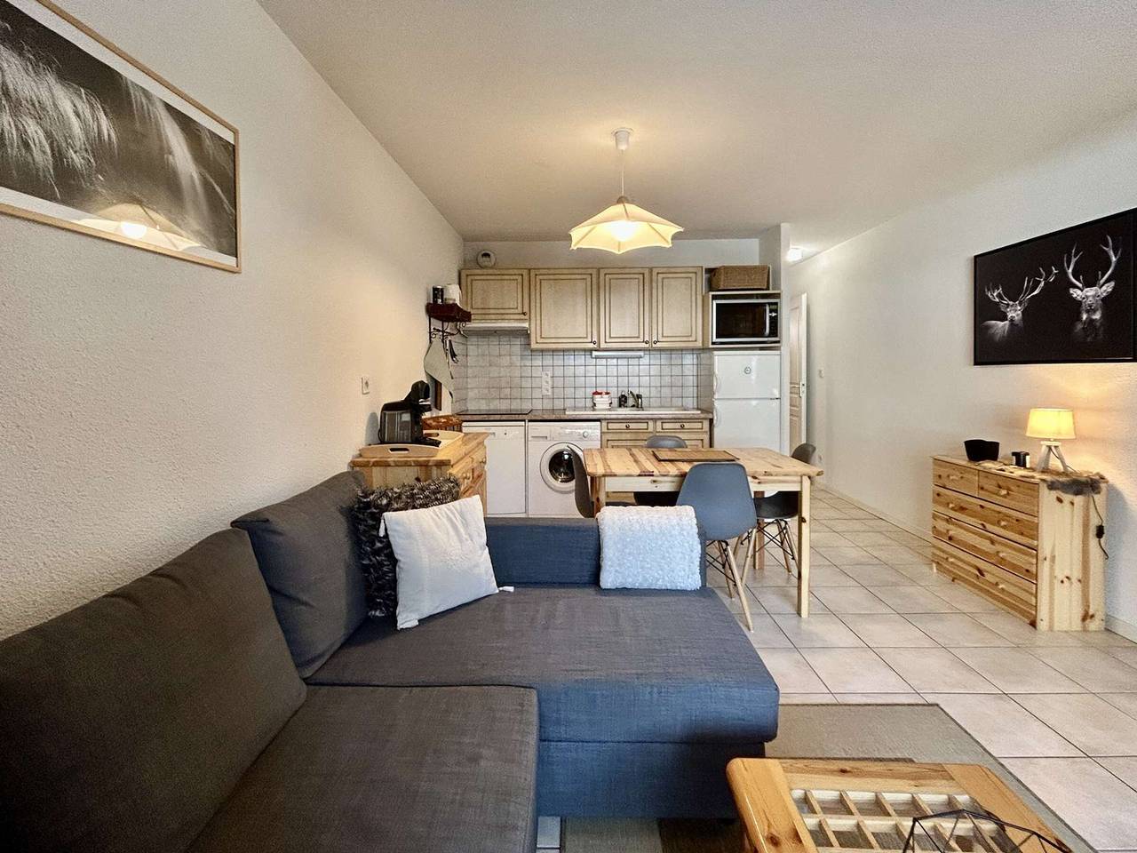 Appartement entier, Charmant T3 avec balcon, 4 couchages, à 500m des pistes - La Salle les Alpes in La Salle-les-Alpes, Serre Chevalier