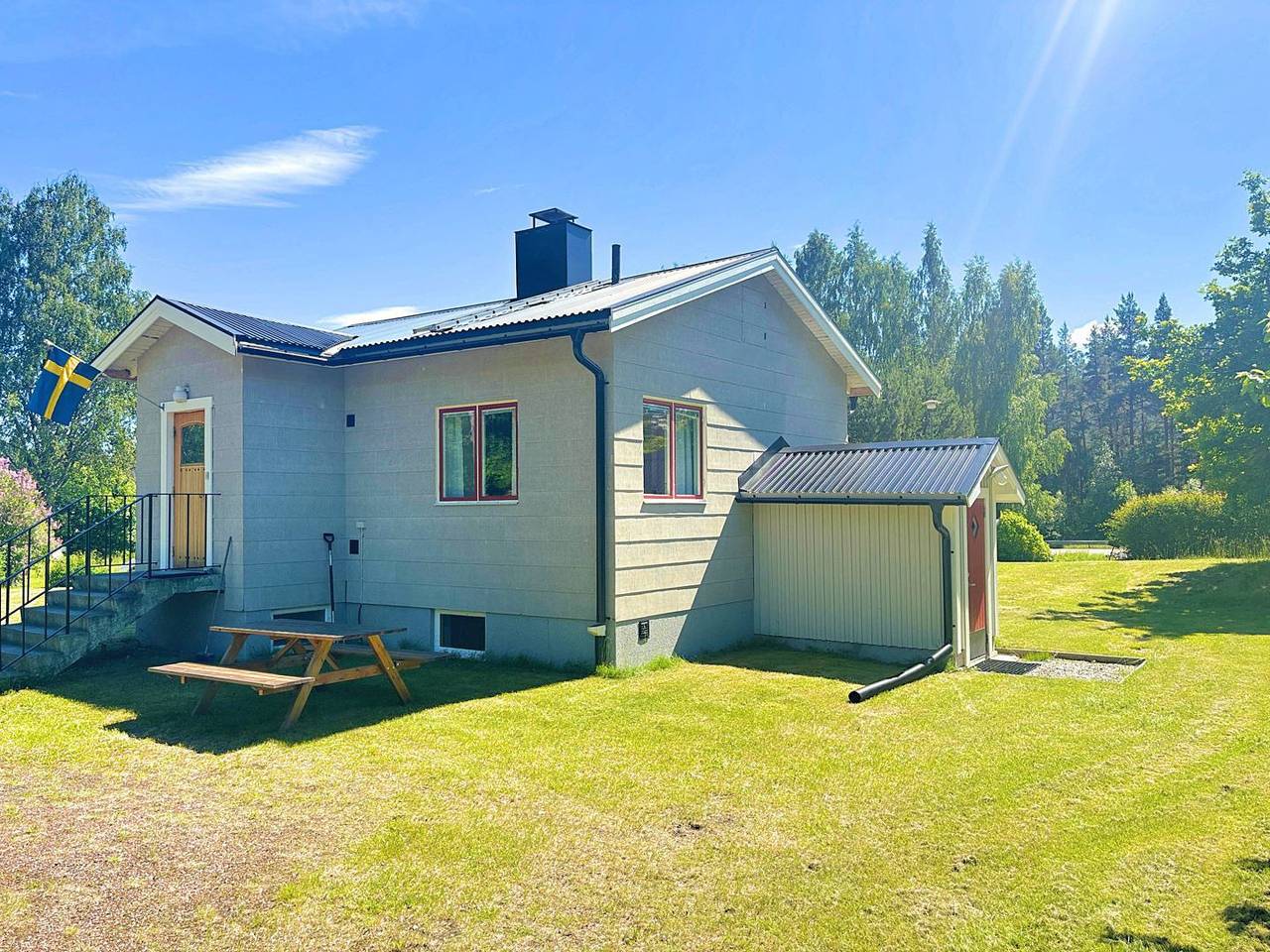Hus Indalsälven – Ferienhaus bei Krångede am Fluss in Jämtland in Jämtland