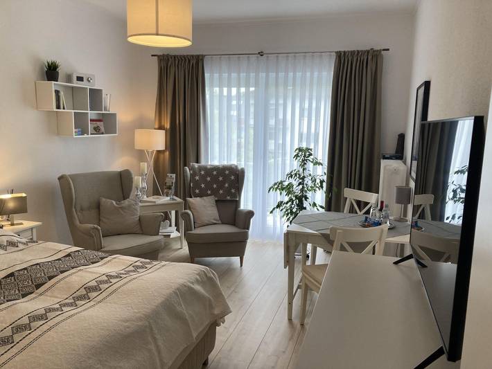 Ferienwohnung für 2 Personen, mit Balkon und Terrasse in Bad Kreuznach