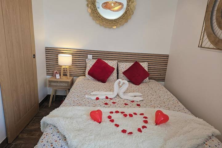 Location de vacances pour 2 personnes, avec terrasse ainsi que jacuzzi et jardin à Villemoustaussou - 4