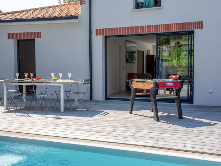 Location de vacances pour 10 personnes, avec jardin et piscine, animaux acceptés à La Bernerie-en-Retz - 2