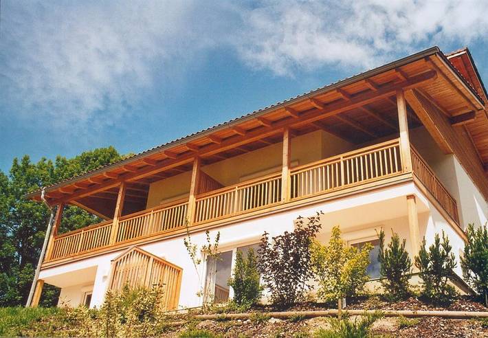 Ferienwohnung für 6 Personen, mit Balkon und Ausblick sowie Garten und Sauna - 1
