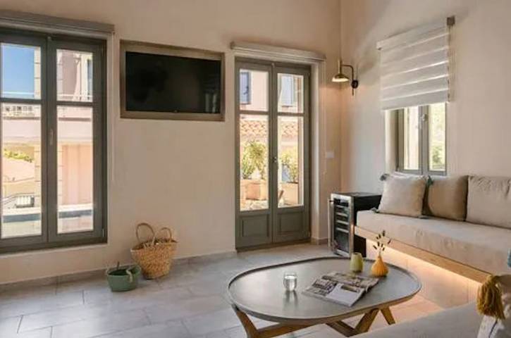 Location de vacances pour 3 personnes, avec Vue sur l’océan et Balcon ainsi que Terrasse et Jardin dans Άσος - 4