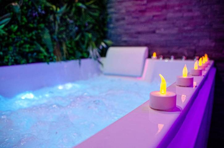 Location de vacances pour 2 personnes, avec terrasse ainsi que jacuzzi et sauna, animaux acceptés à Forcalqueiret - 2