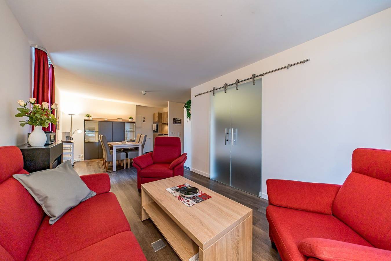 Ganze Wohnung, Strandnahe, schöne Wohnung mit Sauna, Terrasse mit Strandkorb und Landblick in Samtgemeinde Land Wursten, Wurster Nordseeküste