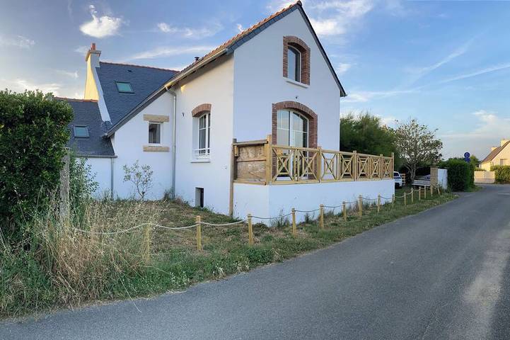 Location de vacances pour 12 personnes, avec jardin dans Plage Kerou