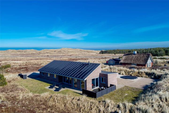 Ferienhaus für 7 Personen, mit Whirlpool und Terrasse sowie Sauna, mit Haustier in Årgab