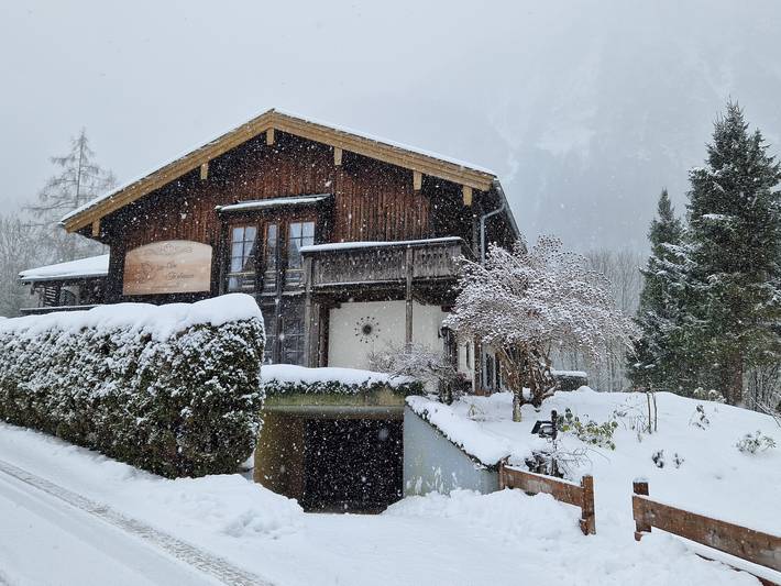 Ganze Ferienwohnung, Appartement Woidrauschen - Ferienwohnung (55 qm) Balkon, separates Schlafzimmer, Wohnküche, Bad/Dusche/Wc, max. 2 Pers. in Ruhpolding, Bayerische Alpen