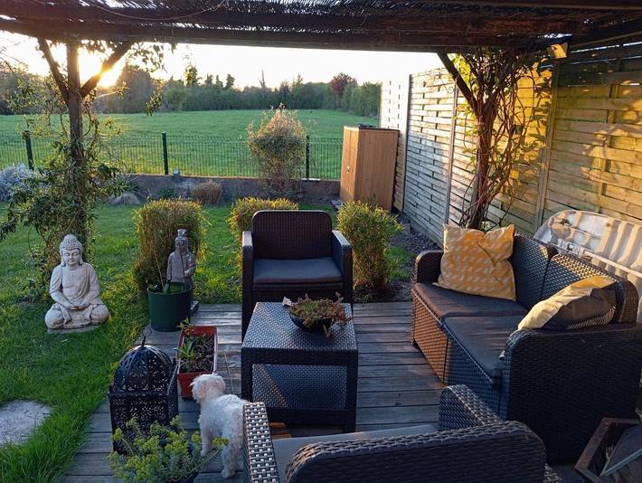 Appartement de vacances pour 3 personnes, avec jardin et vue, animaux acceptés