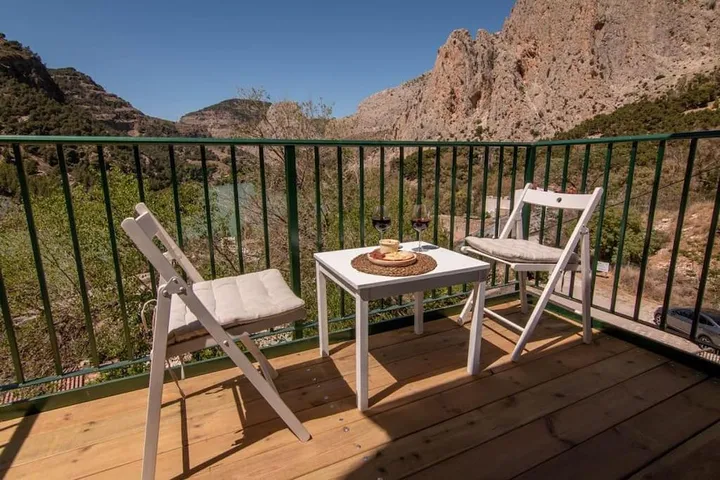 Casa de vacaciones para 4 personas, con balcón además de vistas y vistas al lago, Familias con niños - 1
