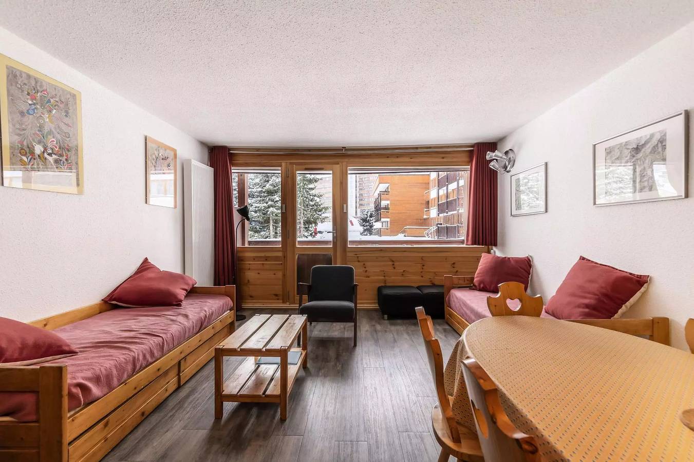 Appartement entier, 3 Pièces 6/7 pers - Wifi - Le Ventoux - 201Ve - Plagne Centre in Plagne Centre, La Plagne-Tarentaise