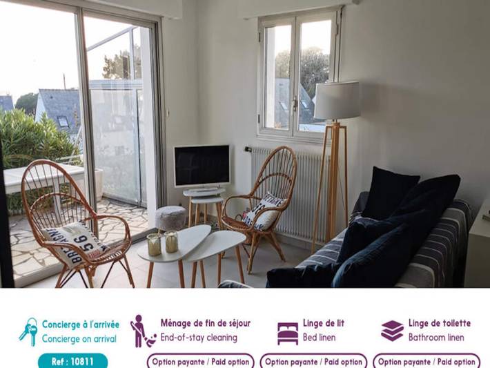 Gîte pour 6 personnes, avec jardin, adapté aux familles dans Plage du Roaliguen - 4