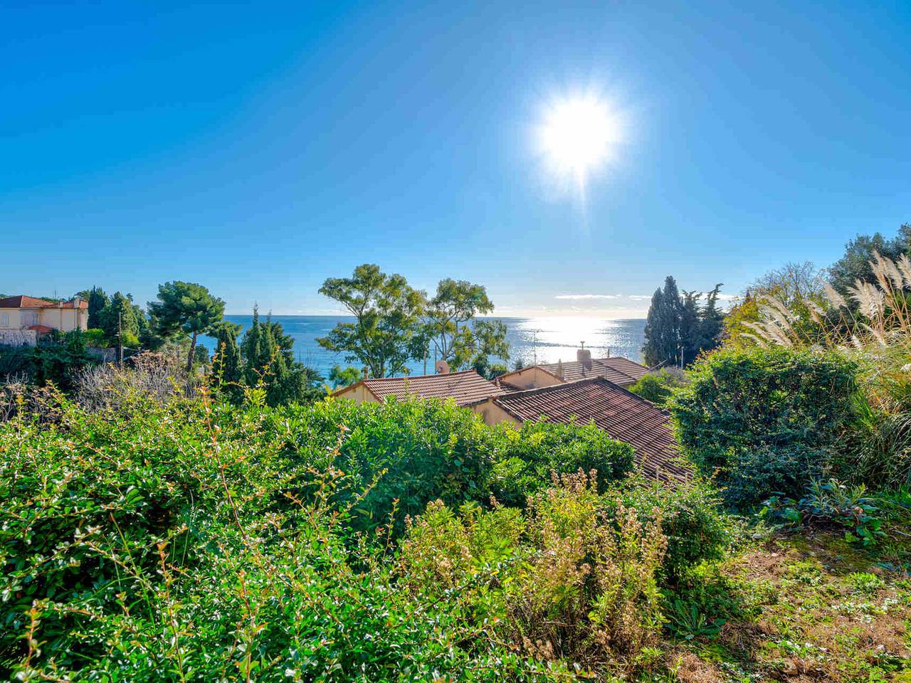 Ganzes Studio, Studio mit Wlan, 4 Pers., Meerblick von der Terrasse in Roquebrune-Cap-Martin, Nizza und Umgebung