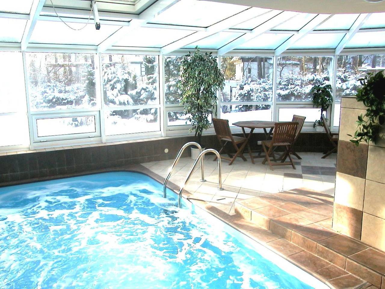 Wellness Ferienhaus Branzez mit Innenpool, Sauna.. in Branžež, Sudeten