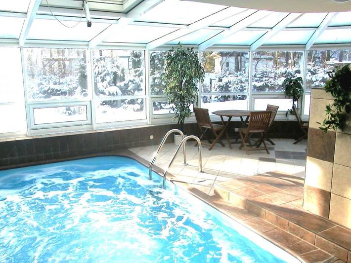 Wellness Ferienhaus Branzez mit Innenpool, Sauna.. in Branžež, Sudeti