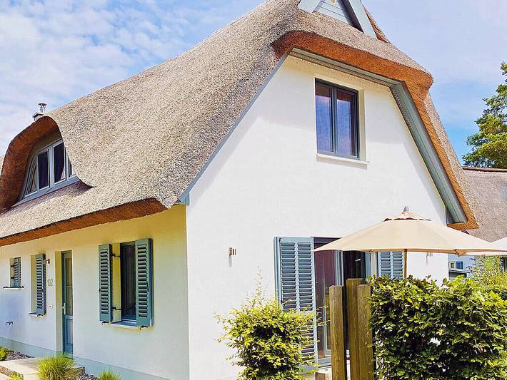 Ferienhaus für 5 Personen, mit Terrasse und Garten sowie Sauna