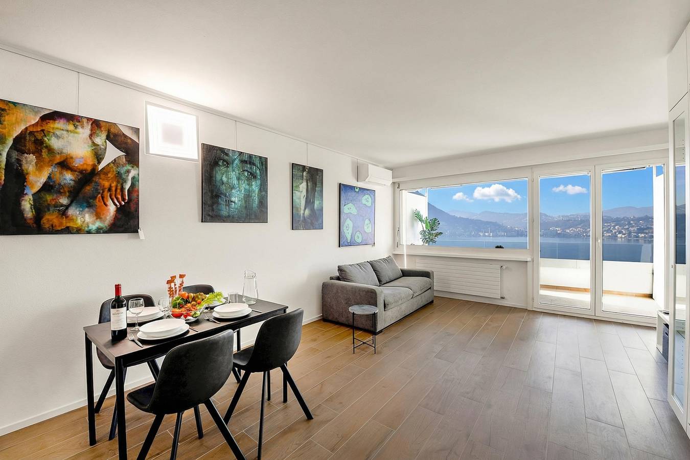 Ganze Wohnung, View and Art in Lugano, Luganersee