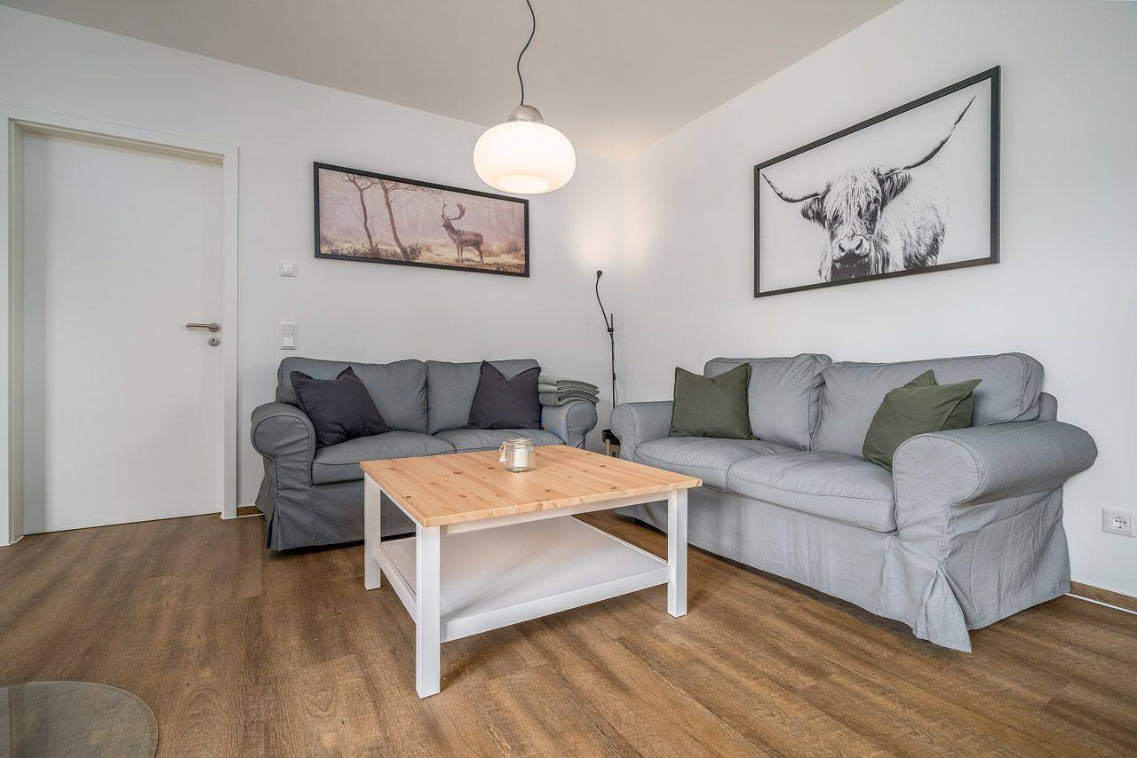 Stilvolles neues Ferienhaus am Müritzsee mit Kamin in sehr ruhiger Ortsrandlage in Buchholz, Müritz