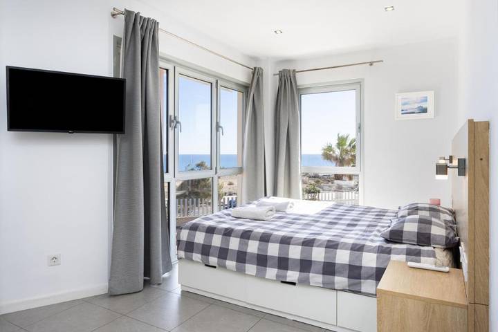 Gîte pour 4 personnes, avec vue ainsi que jardin et piscine, animaux acceptés dans Los Martínez