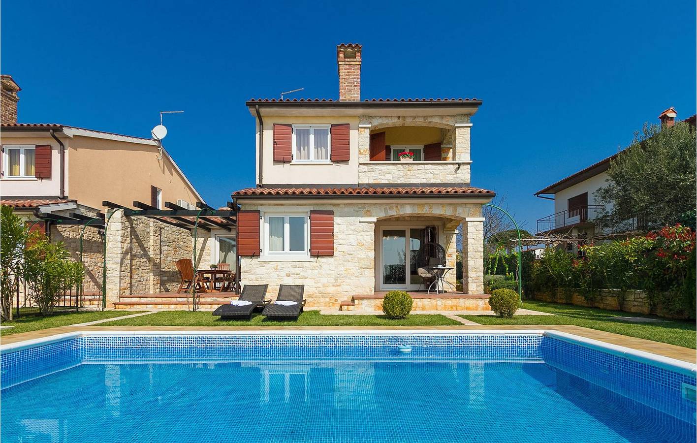 Vakantiehuis voor 8 personen met tuin in Kaštelir, Općina Kaštelir - Labinci