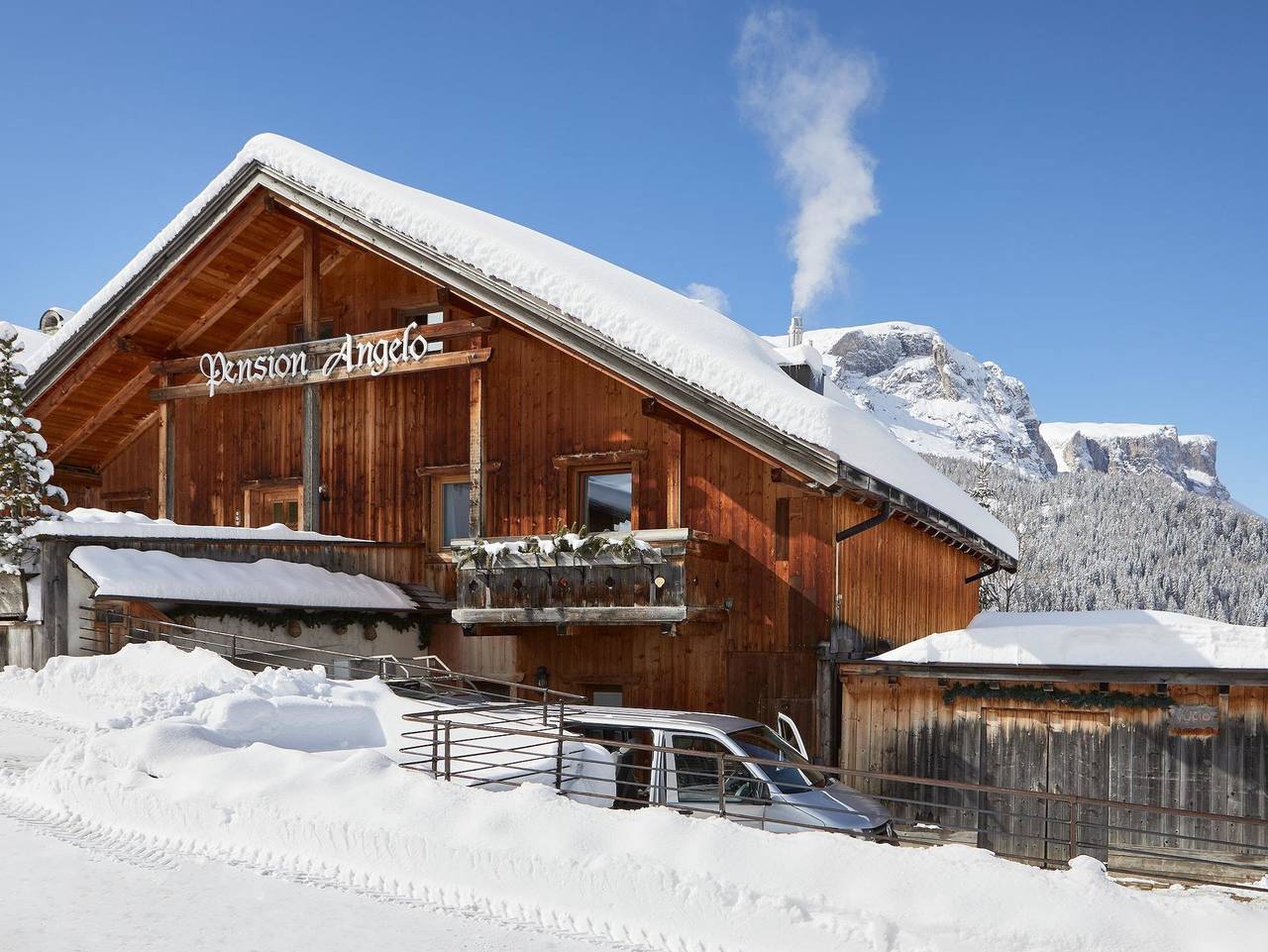 Ganze Ferienwohnung, Pension Angelo - Einzelbettzimmer Nordseite Angelo in Corvara in Badia, Dolomiti Superski