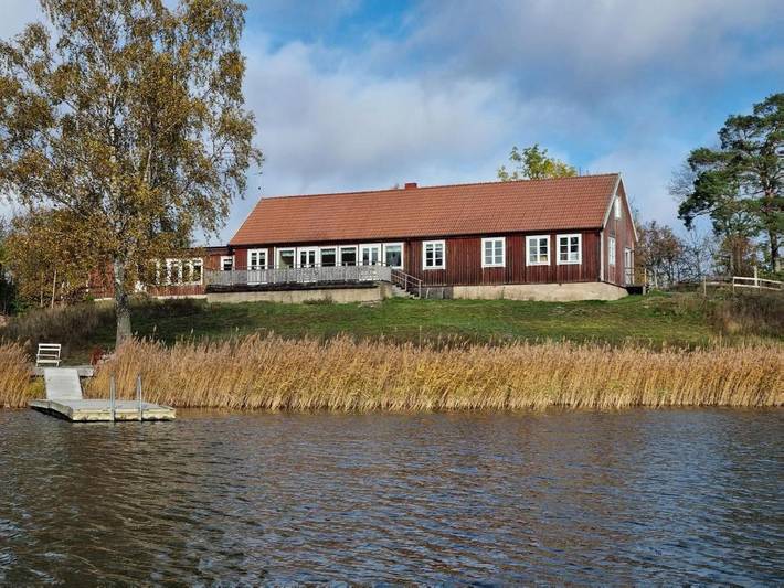Ferienhaus für 28 Personen, mit Terrasse und Garten sowie Sauna und Ausblick in Väddö