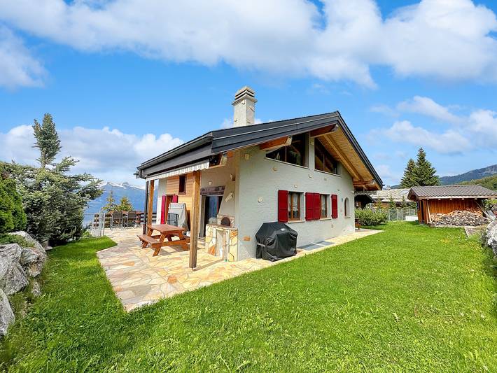 Ferienhaus für 8 Personen, mit Sauna und Terrasse sowie Garten, mit Haustier in Nendaz