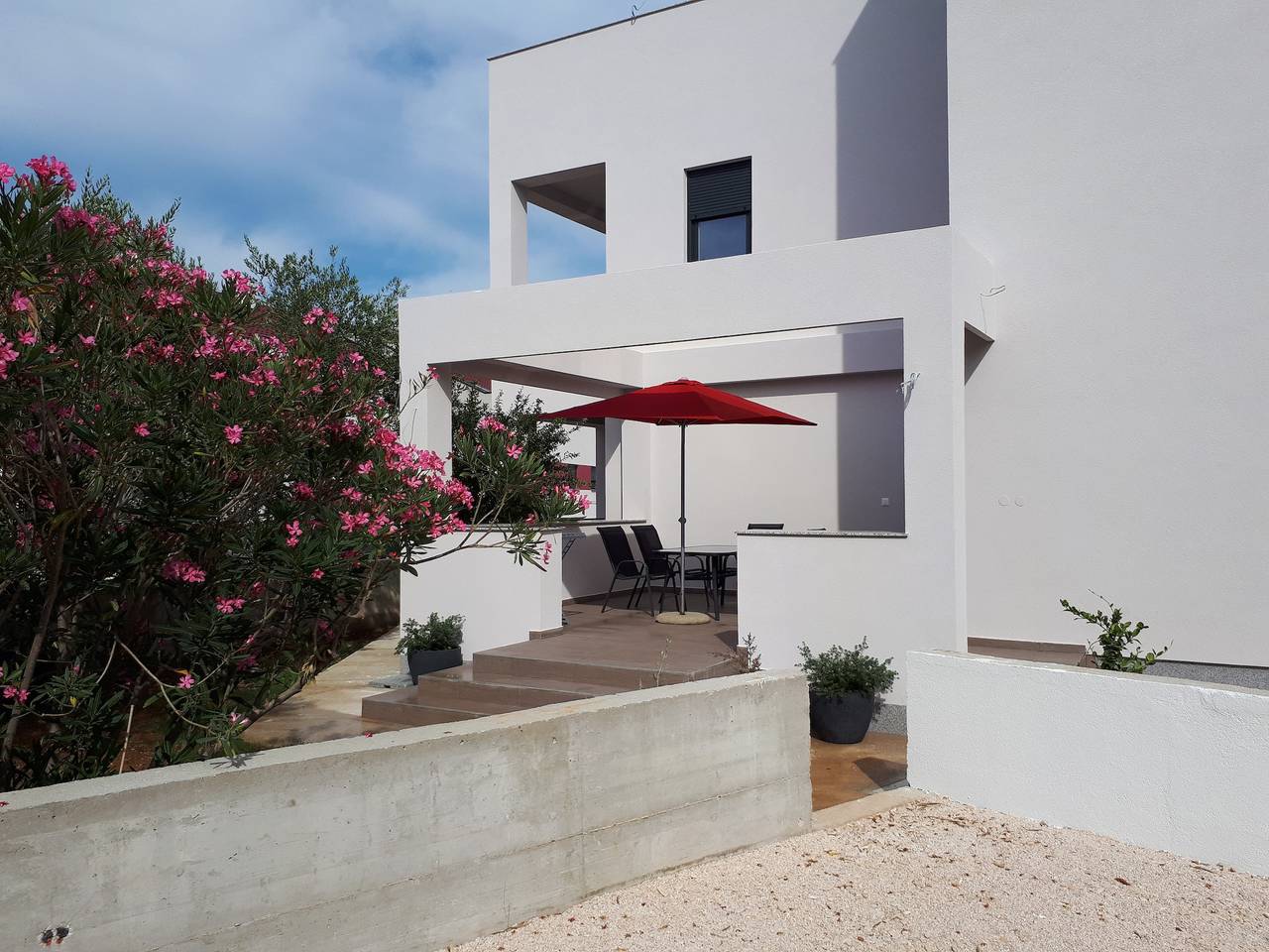 Ganze Wohnung, 1-Zimmer-Ferienwohnung mit Balkon Zaton, Zadar -c in Nin, Zadar