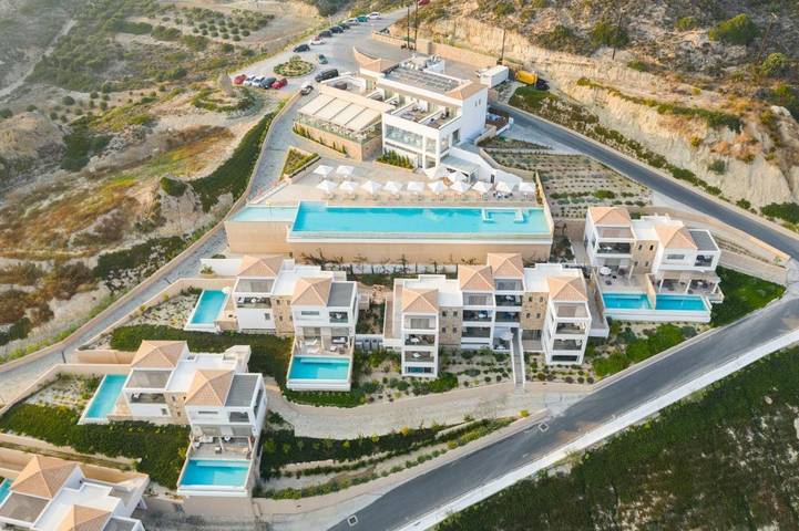 Hotel für 2 Personen, mit Ausblick und Pool sowie Sauna und Garten auf Kos
