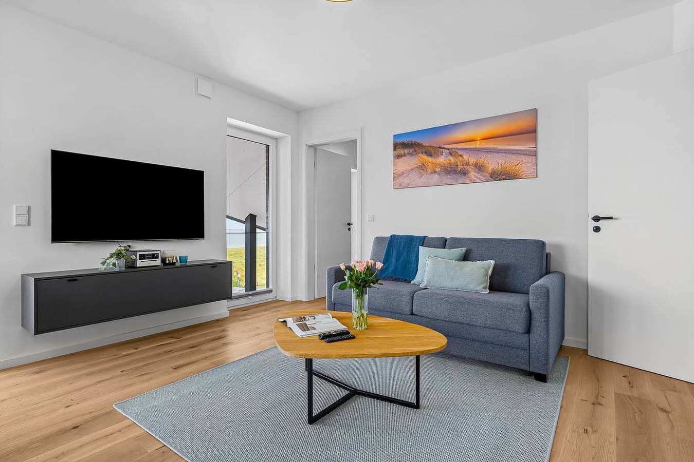 Ganze Wohnung, The View A13 Küstenkoje - Meerblick, gemein. Sauna, Aufzug, Gartenmöbel in Badestrand Dagebüll, Dagebüll