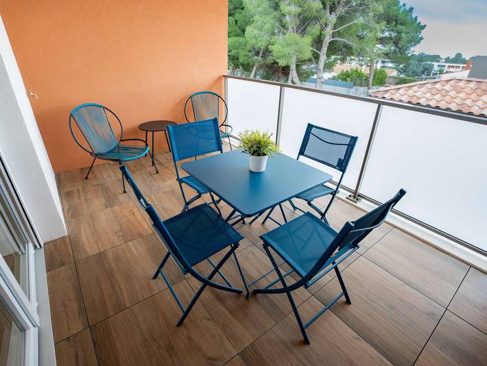 Appartement de vacances pour 2 personnes, avec terrasse et piscine