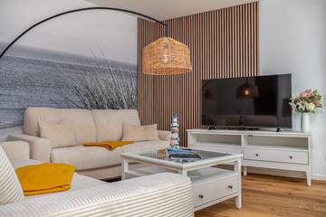 Ferienwohnung für 4 Personen, mit Balkon und Balkon/Terrasse, mit Haustier an der Ostsee