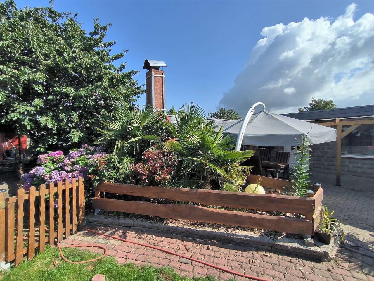 Ganze Ferienwohnung, Mohnkopf: Fewo mit Terrasse - Fewo Mohnkopf in Jerrishoe, Grünes Binnenland