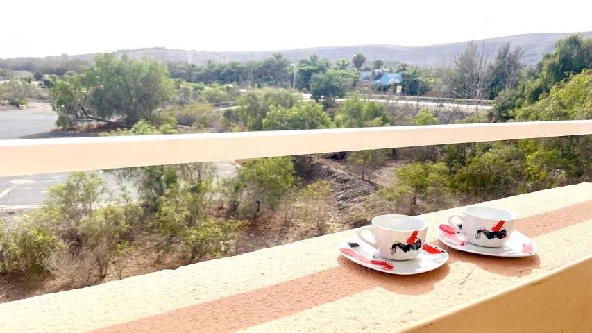 Gîte pour 2 personnes, avec terrasse et vue sur l’océan à La Lajita