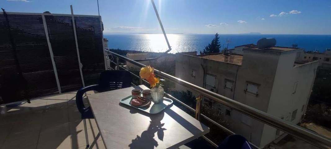 Appartement de vacances pour 3 personnes, avec terrasse et vue