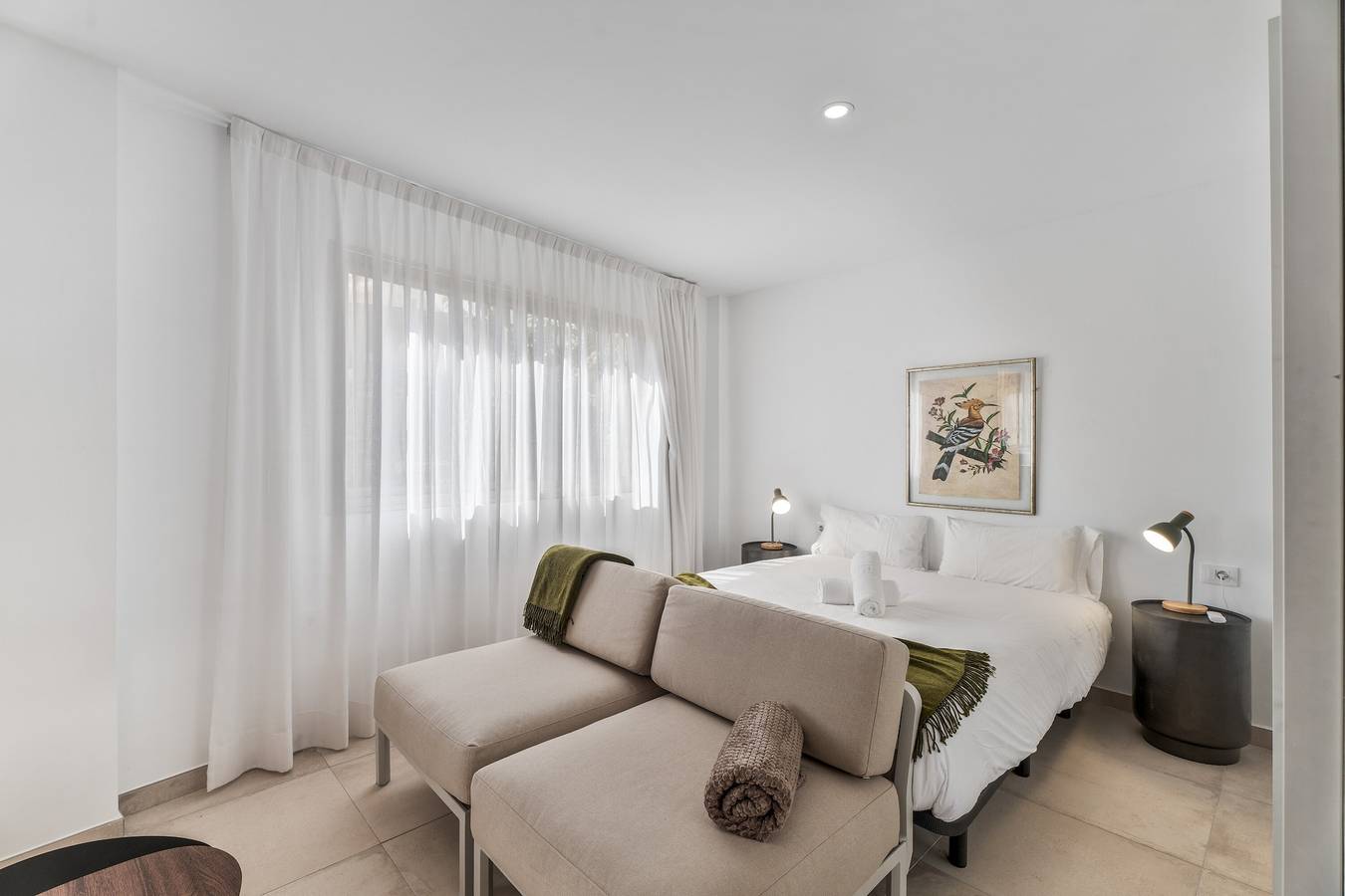 Geheel appartement, Vakantieappartement 'Bellavista, Bajo B' met Zeezicht en Wi-Fi in Alcala, Guía de Isora