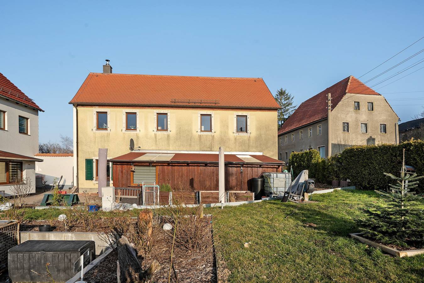 Zimmer 'Gästezimmer 1' mit gemeinsamer Terrasse, gemeinsamem Garten und Wi-Fi in Klipphausen, Meißen Region