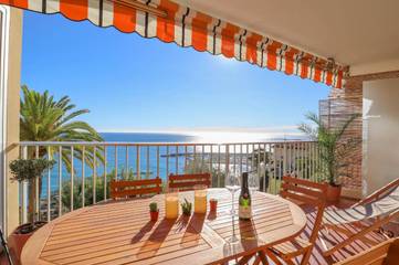 Gîte pour 4 personnes, avec balcon dans Plage des Sablettes Est