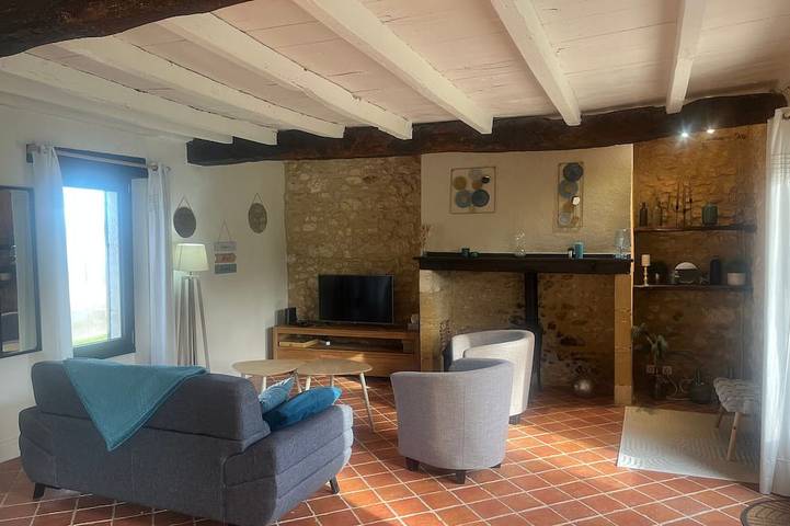 Location de vacances pour 6 personnes, avec jardin à Creysse