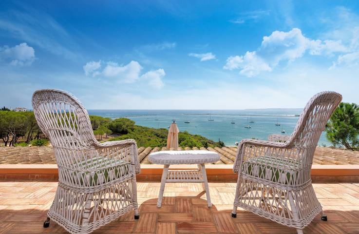 Villa für 10 Personen, mit Pool und Meerblick sowie Garten in Ferragudo - 4