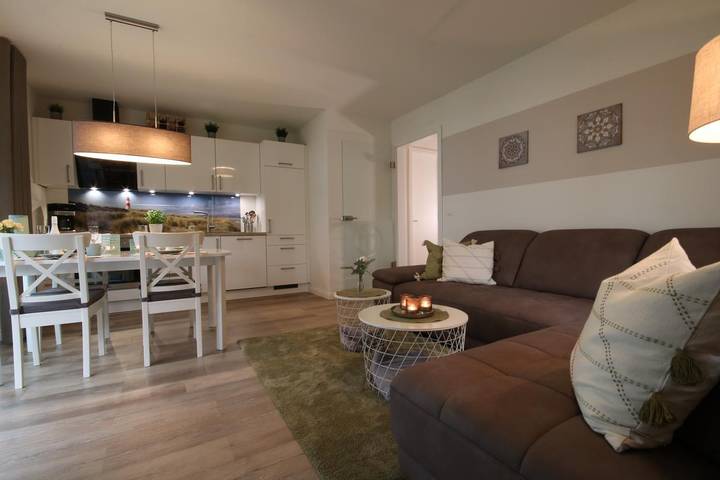 Ferienwohnung für 4 Personen, mit Terrasse und Sauna in Dahme