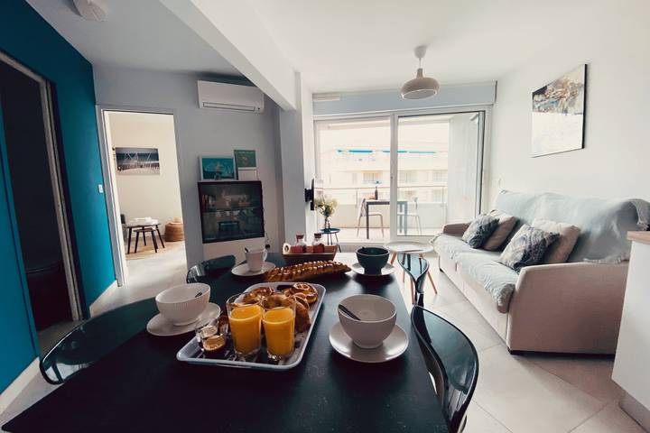 Gîte pour 4 personnes, avec terrasse, adapté aux familles dans Plage Rive Droite - 3